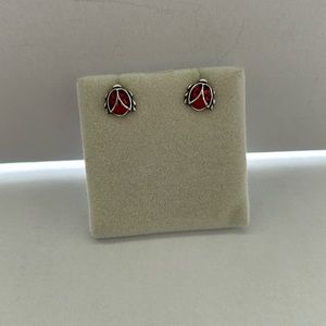 Brighton Lucky Ladybug Mini Post Earrings